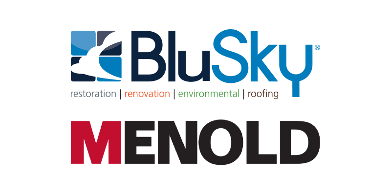 BluSky announces merger with Illinois-Based Menold Construction and Restoration