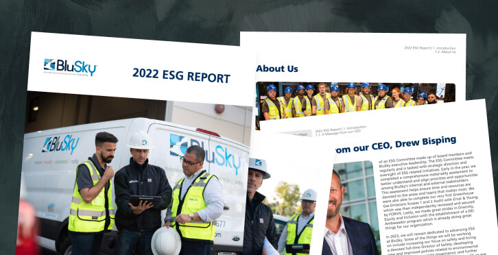BluSky Restoration Contractors Publishes First Annual ESG Report