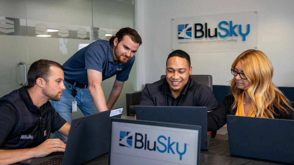 BluSky Team Member Helping Restoration Project