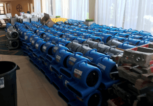 BluSky restoration equipment deployed for Hurricane Florence recovery