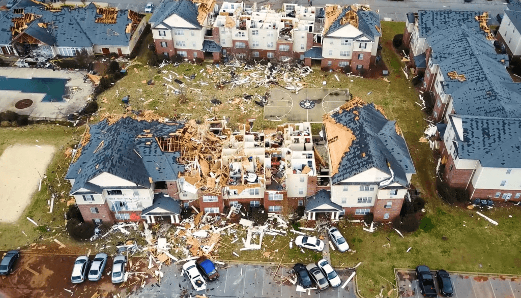 Gamecock Village tornado damage